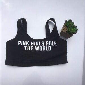 Pink Nation Sports Bra Size Medium